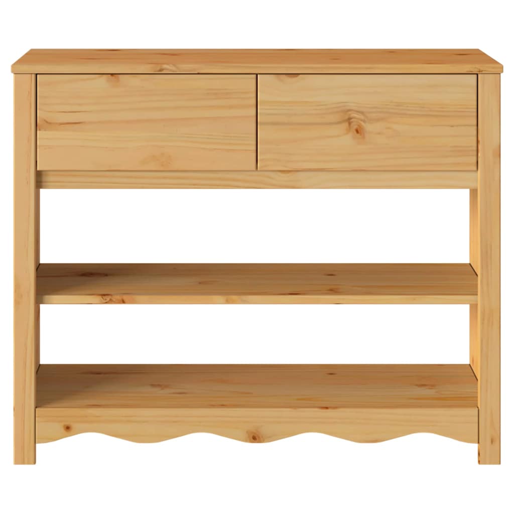 Wandtafel Drammen Eiken 89,5 x 37 x 73 cm Massief grenenhout