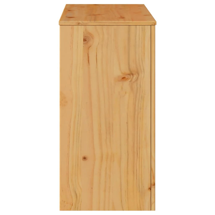 Wandtafel Drammen Eiken 89,5 x 37 x 73 cm Massief grenenhout