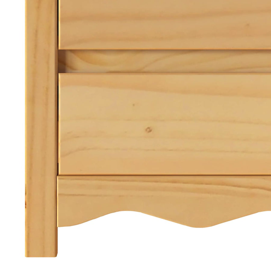Salontafel Drammen Eiken 45 x 35 x 56 cm Massief grenenhout
