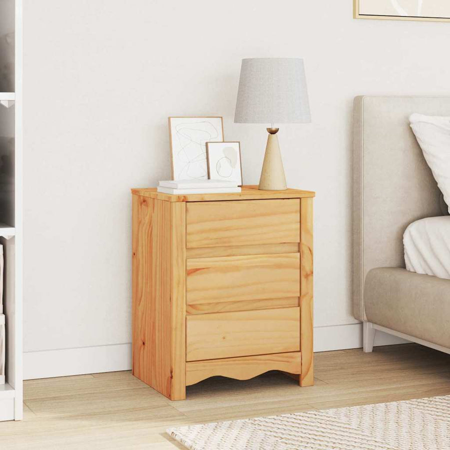 Salontafel Drammen Eiken 45 x 35 x 56 cm Massief grenenhout