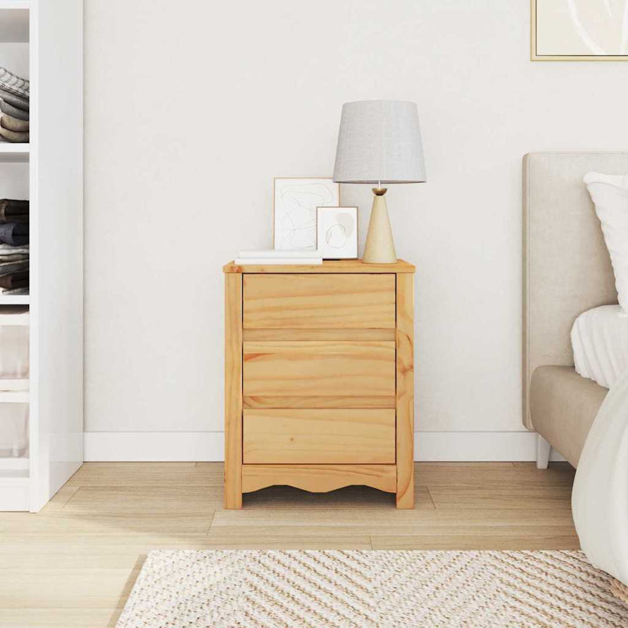 Salontafel Drammen Eiken 45 x 35 x 56 cm Massief grenenhout