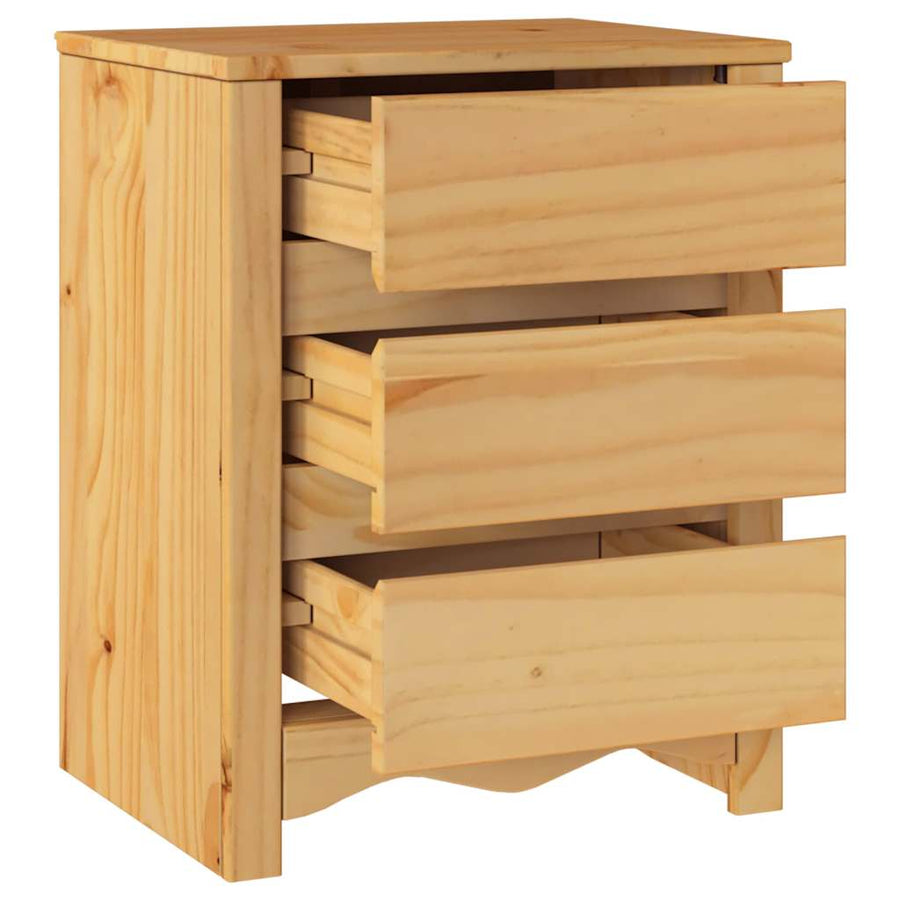 Salontafel Drammen Eiken 45 x 35 x 56 cm Massief grenenhout
