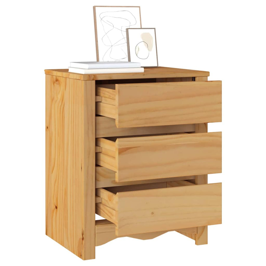 Salontafel Drammen Eiken 45 x 35 x 56 cm Massief grenenhout