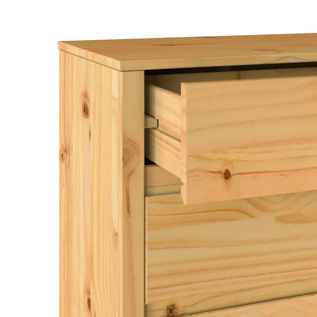 Ladekast Drammen Eiken 76,5 x 40 x 91 cm Massief grenenhout