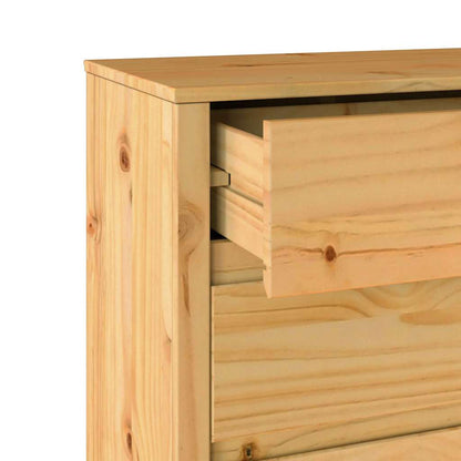 Ladekast Drammen Eiken 76,5 x 40 x 91 cm Massief grenenhout