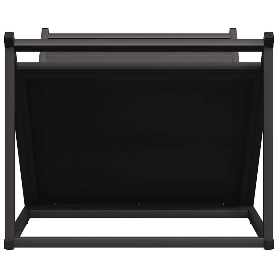 Brandhoutrek 70x43x34,5 cm koudgewalst staal zwart