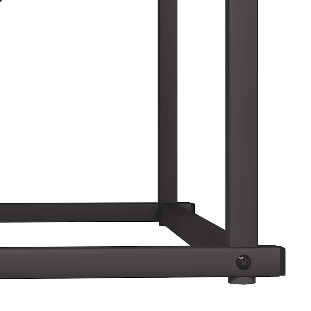 Brandhoutrek 70x43x34,5 cm koudgewalst staal zwart