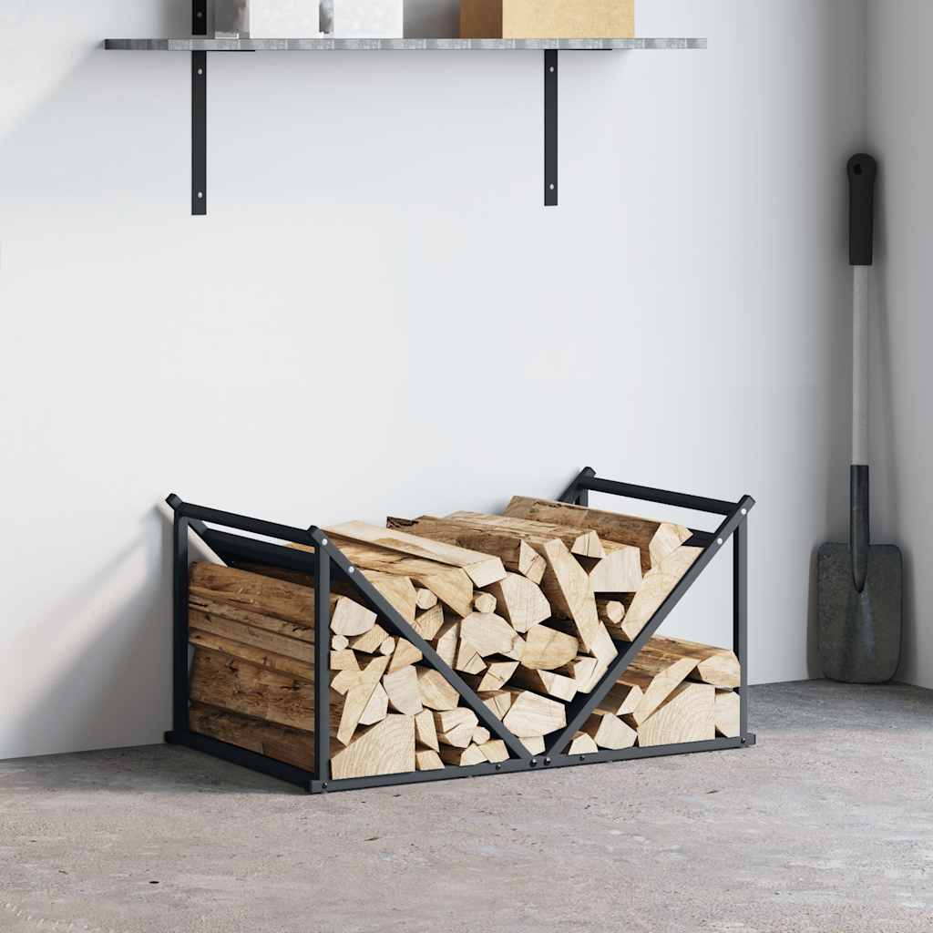 Brandhoutrek 70x43x34,5 cm koudgewalst staal antracietkleurig