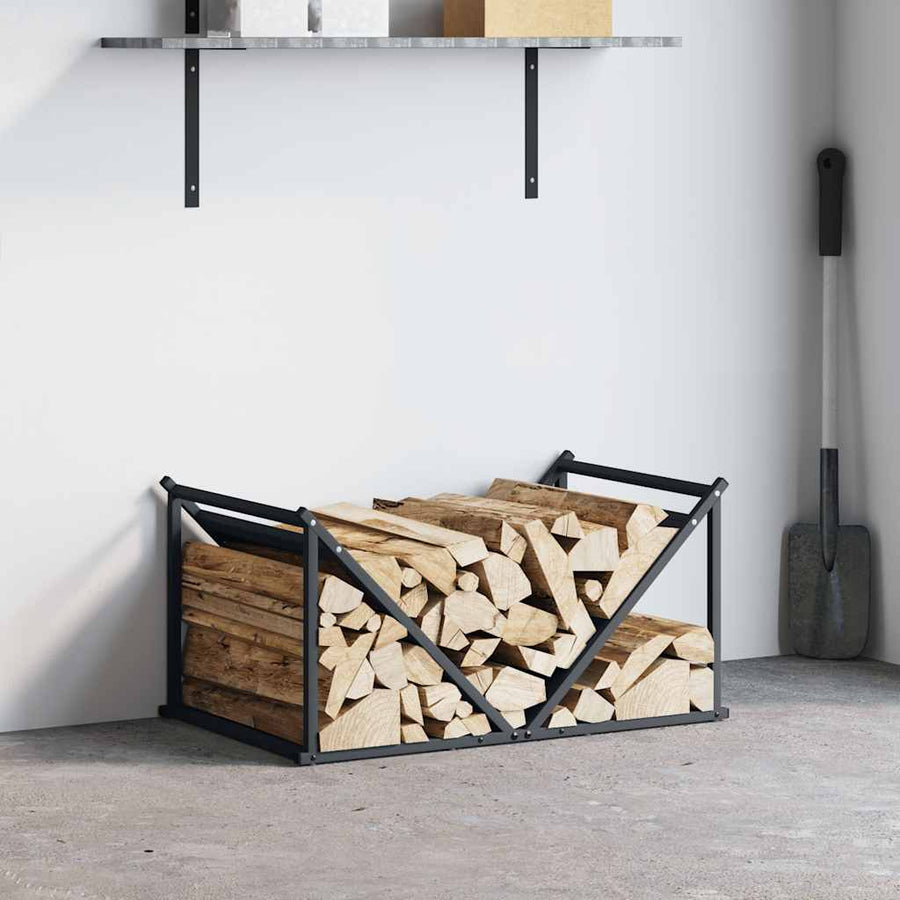 Brandhoutrek 70x43x34,5 cm koudgewalst staal antracietkleurig