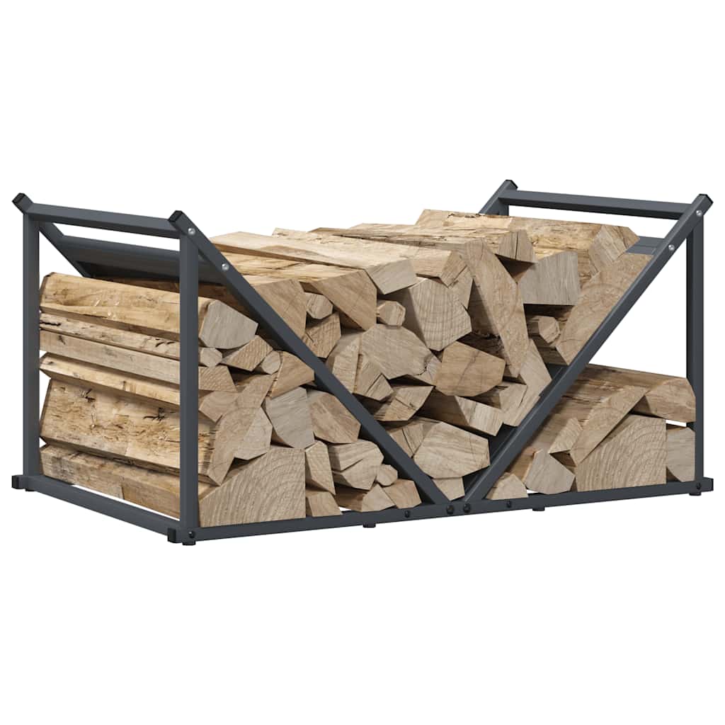 Brandhoutrek 70x43x34,5 cm koudgewalst staal antracietkleurig