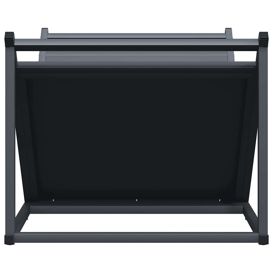 Brandhoutrek 70x43x34,5 cm koudgewalst staal antracietkleurig