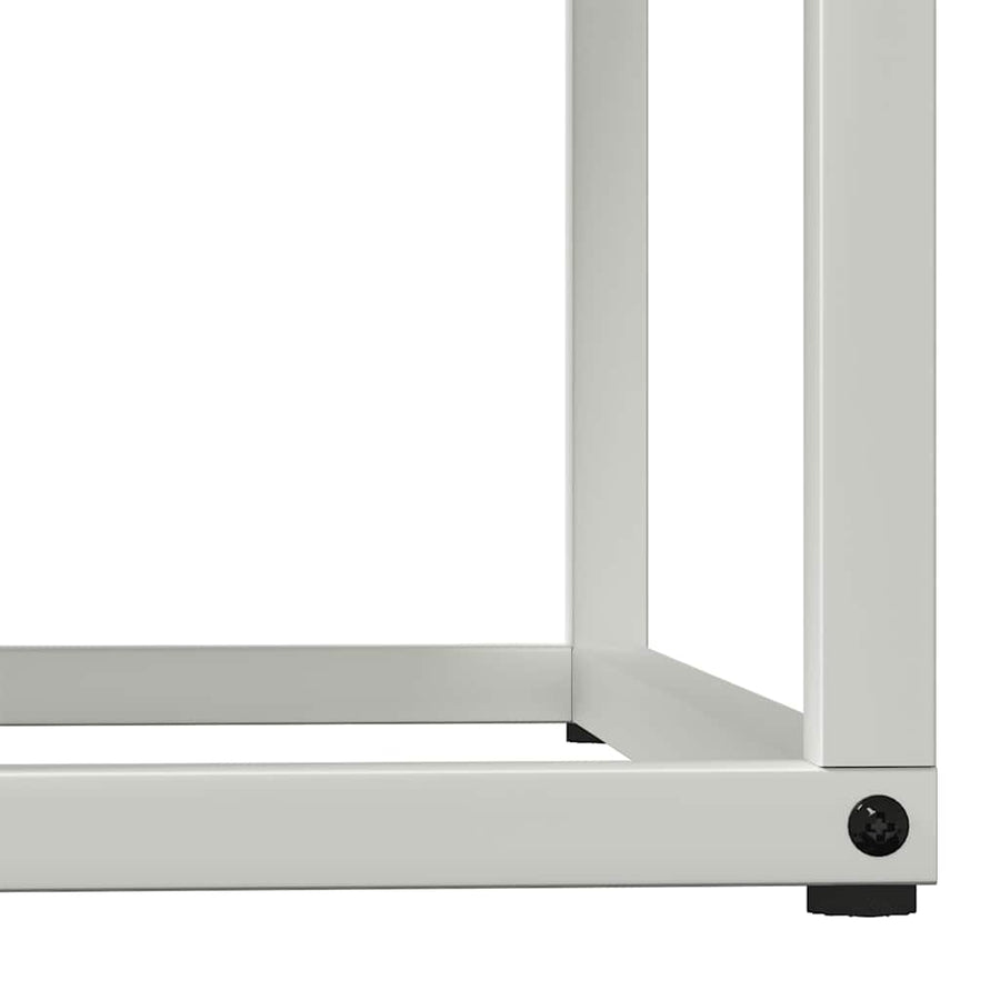 Brandhoutrek 69,5x35x81 cm koudgewalst staal wit
