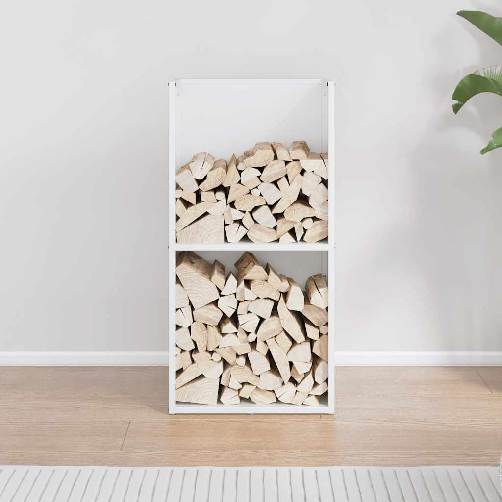 Brandhoutrek 40x30x80 cm koudgewalst staal wit