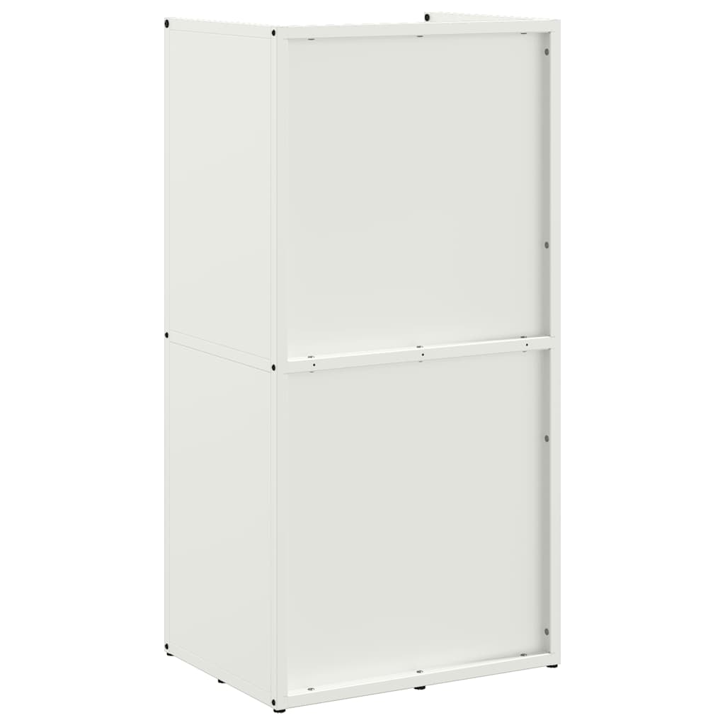 Brandhoutrek 40x30x80 cm koudgewalst staal wit