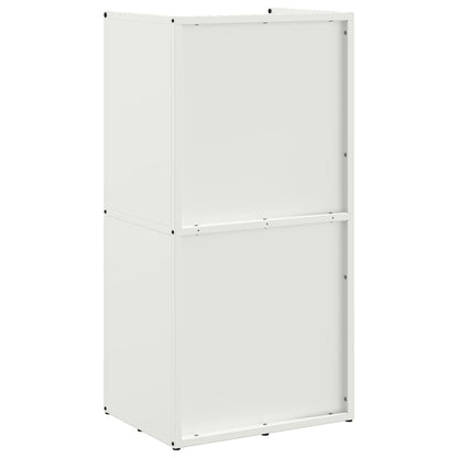 Brandhoutrek 40x30x80 cm koudgewalst staal wit
