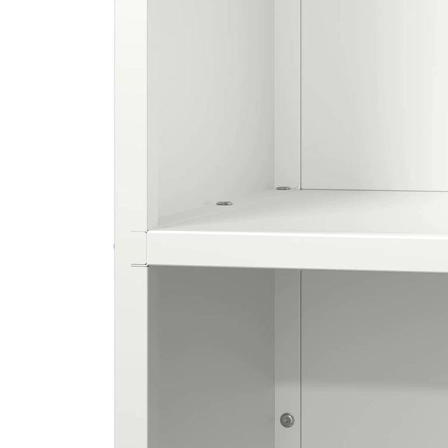 Brandhoutrek 40x30x80 cm koudgewalst staal wit