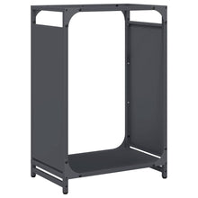 Brandhoutrek 44x28x65 cm koudgewalst staal antracietkleurig