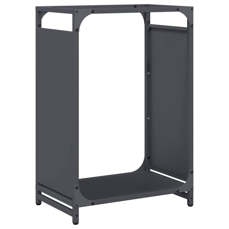 Brandhoutrek 44x28x65 cm koudgewalst staal antracietkleurig