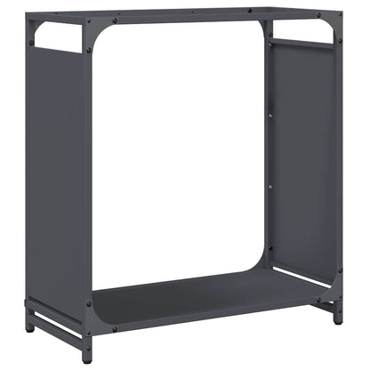 Brandhoutrek 60x28x65 cm koudgewalst staal antracietkleurig