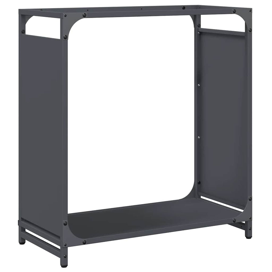 Brandhoutrek 60x28x65 cm koudgewalst staal antracietkleurig