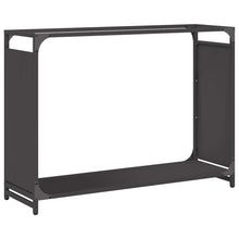 Brandhoutrek 90x28x65 cm koudgewalst staal zwart