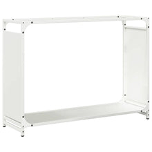 Brandhoutrek 90x28x65 cm koudgewalst staal wit