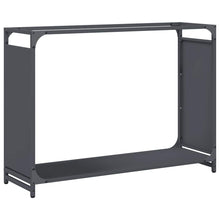 Brandhoutrek 90x28x65 cm koudgewalst staal antracietkleurig