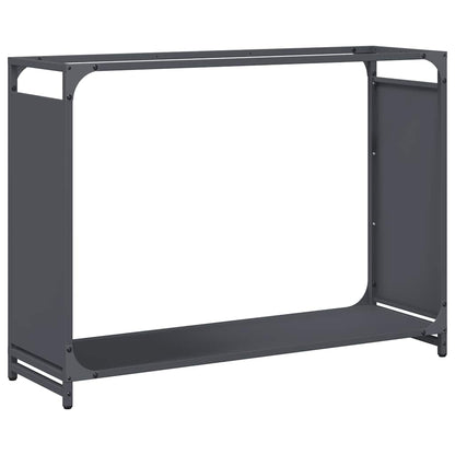 Brandhoutrek 90x28x65 cm koudgewalst staal antracietkleurig