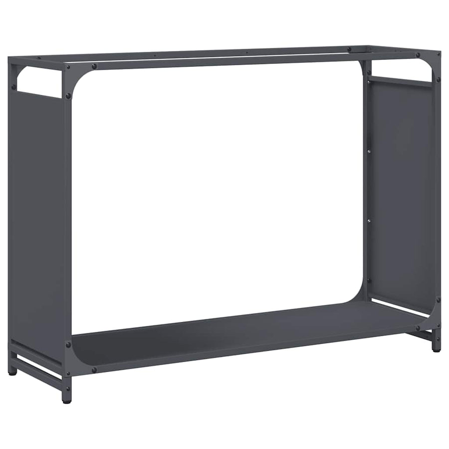 Brandhoutrek 90x28x65 cm koudgewalst staal antracietkleurig