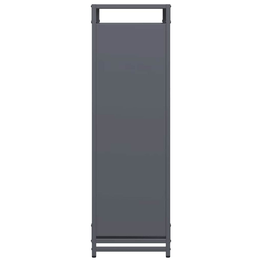 Brandhoutrek 44x28x90 cm koudgewalst staal antracietkleurig