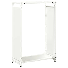 Brandhoutrek 60x28x90 cm koudgewalst staal wit