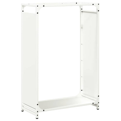 Brandhoutrek 60x28x90 cm koudgewalst staal wit