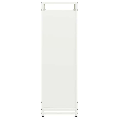 Brandhoutrek 60x28x90 cm koudgewalst staal wit