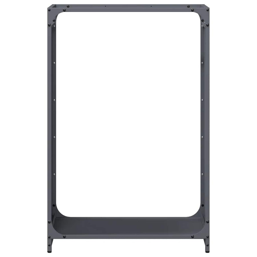 Brandhoutrek 60x28x90 cm koudgewalst staal antraciet