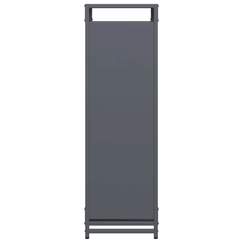 Brandhoutrek 60x28x90 cm koudgewalst staal antraciet
