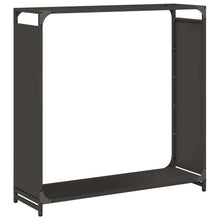 Brandhoutrek 90x28x90 cm koudgewalst staal zwart
