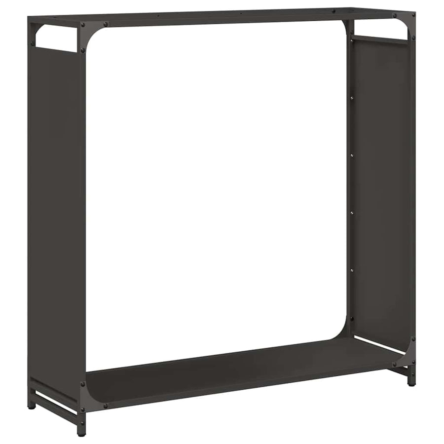 Brandhoutrek 90x28x90 cm koudgewalst staal zwart