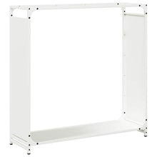 Brandhoutrek 90x28x90 cm koudgewalst staal wit
