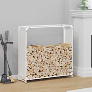 Brandhoutrek 90x28x90 cm koudgewalst staal wit