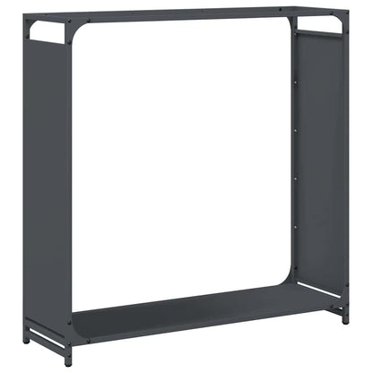 Brandhoutrek 90x28x90 cm koudgewalst staal antracietkleurig