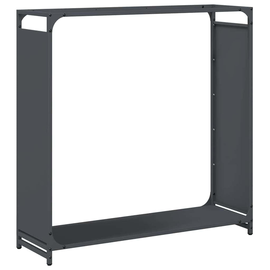 Brandhoutrek 90x28x90 cm koudgewalst staal antracietkleurig