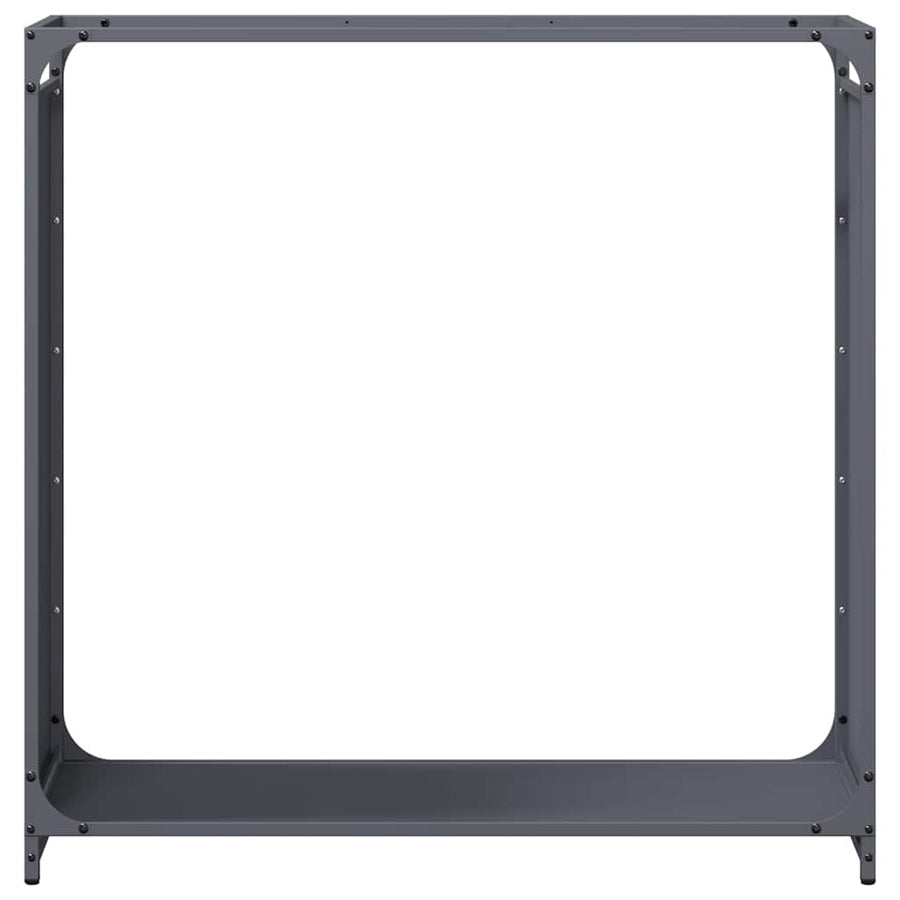 Brandhoutrek 90x28x90 cm koudgewalst staal antracietkleurig