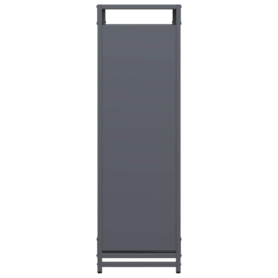 Brandhoutrek 90x28x90 cm koudgewalst staal antracietkleurig