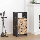 Firewood Rack 40X30X80 Cm Cold-Rolled Steel Black