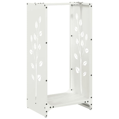 Brandhoutrek 40x30x80 cm koudgewalst staal wit