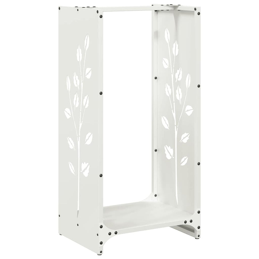 Brandhoutrek 40x30x80 cm koudgewalst staal wit
