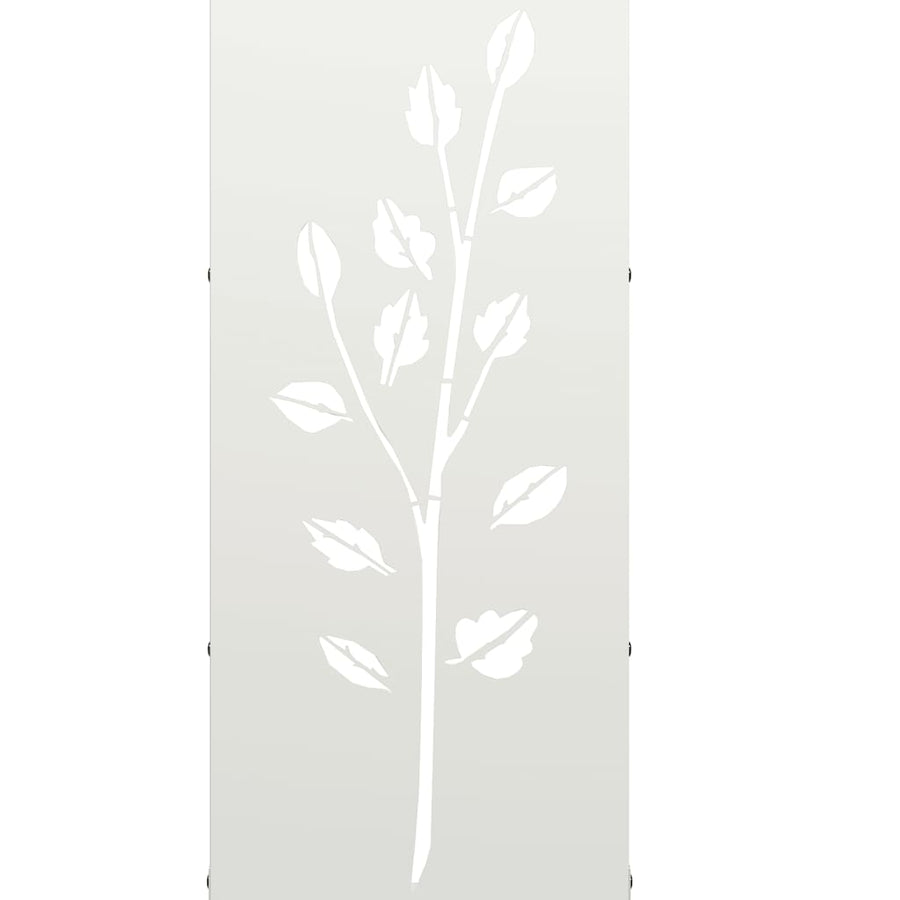 Brandhoutrek 40x30x80 cm koudgewalst staal wit