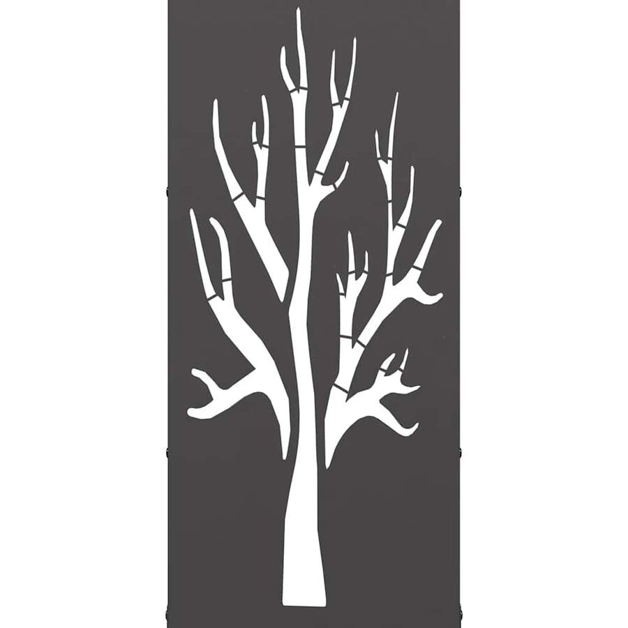 Brandhoutrek 40X30X80 Cm Koudgewalst Staal Zwart