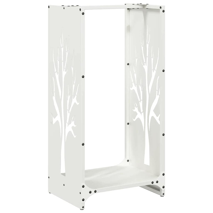 Brandhoutrek 40x30x80 cm koudgewalst staal wit