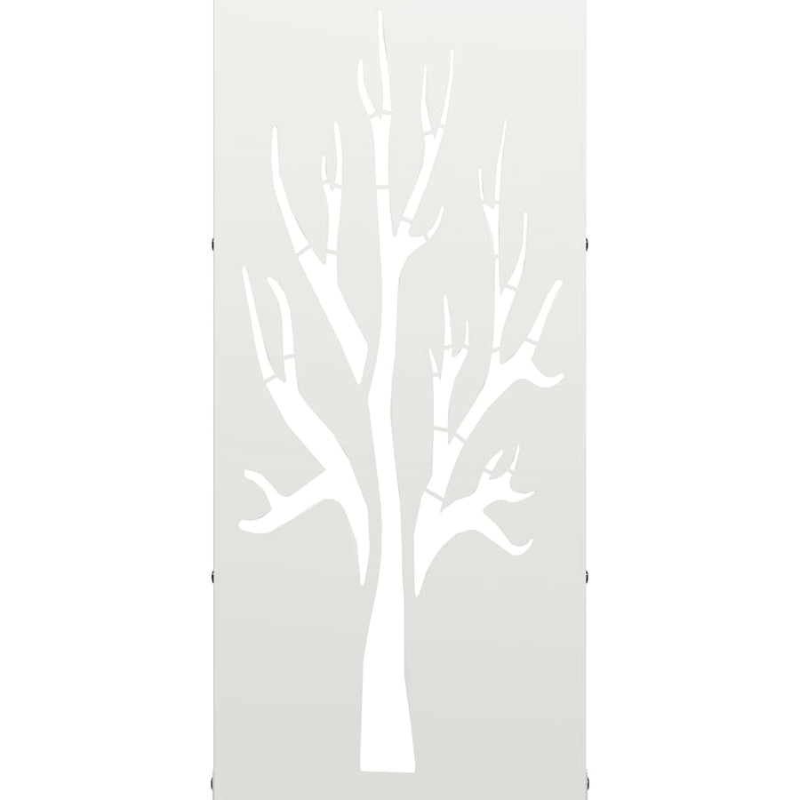 Brandhoutrek 40x30x80 cm koudgewalst staal wit